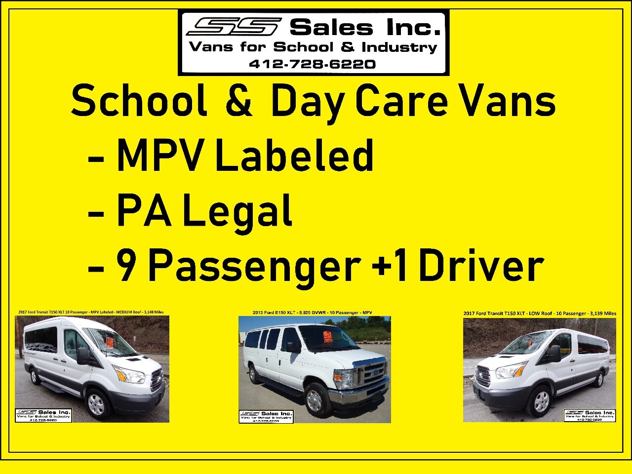commercial work vans for sale