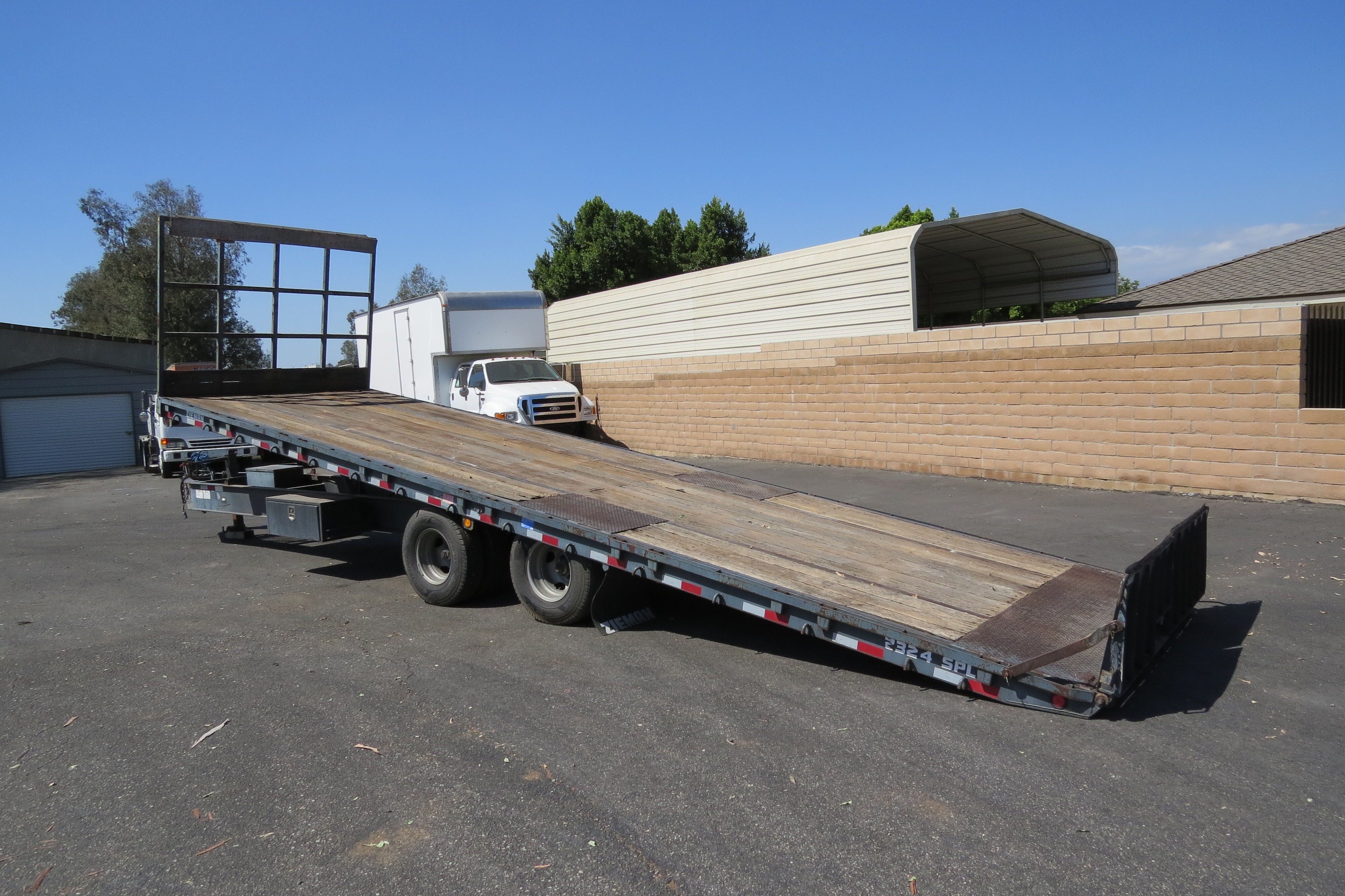 2004 Zieman 2324 30 Ft. Hydraulic Tilt Deck Equipment Trailer For Sale