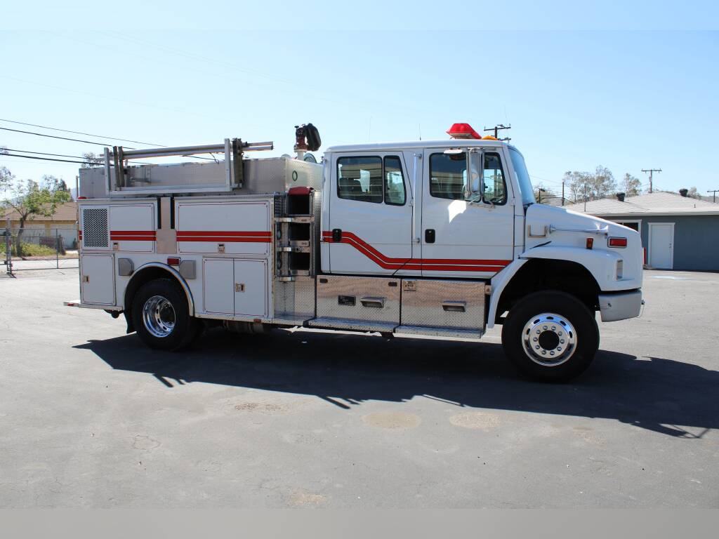 2000 Freightliner FL80 Crew Cab 4x4 Type 3 Fire Engine For Sale In 2000 freightliner fl80 crew cab 4x4 type 3 fire engine for sale in