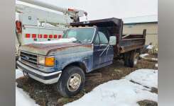 1991 FORD F-59 COMMERCIAL STRIPPED CHASSIS Dump Truck in Duncansville, PA