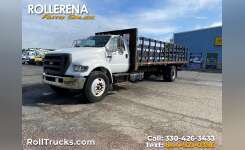 2005 FORD F750 Flatbed Truck, Cab Chassis, Contractor Truck in East Palestine, OH