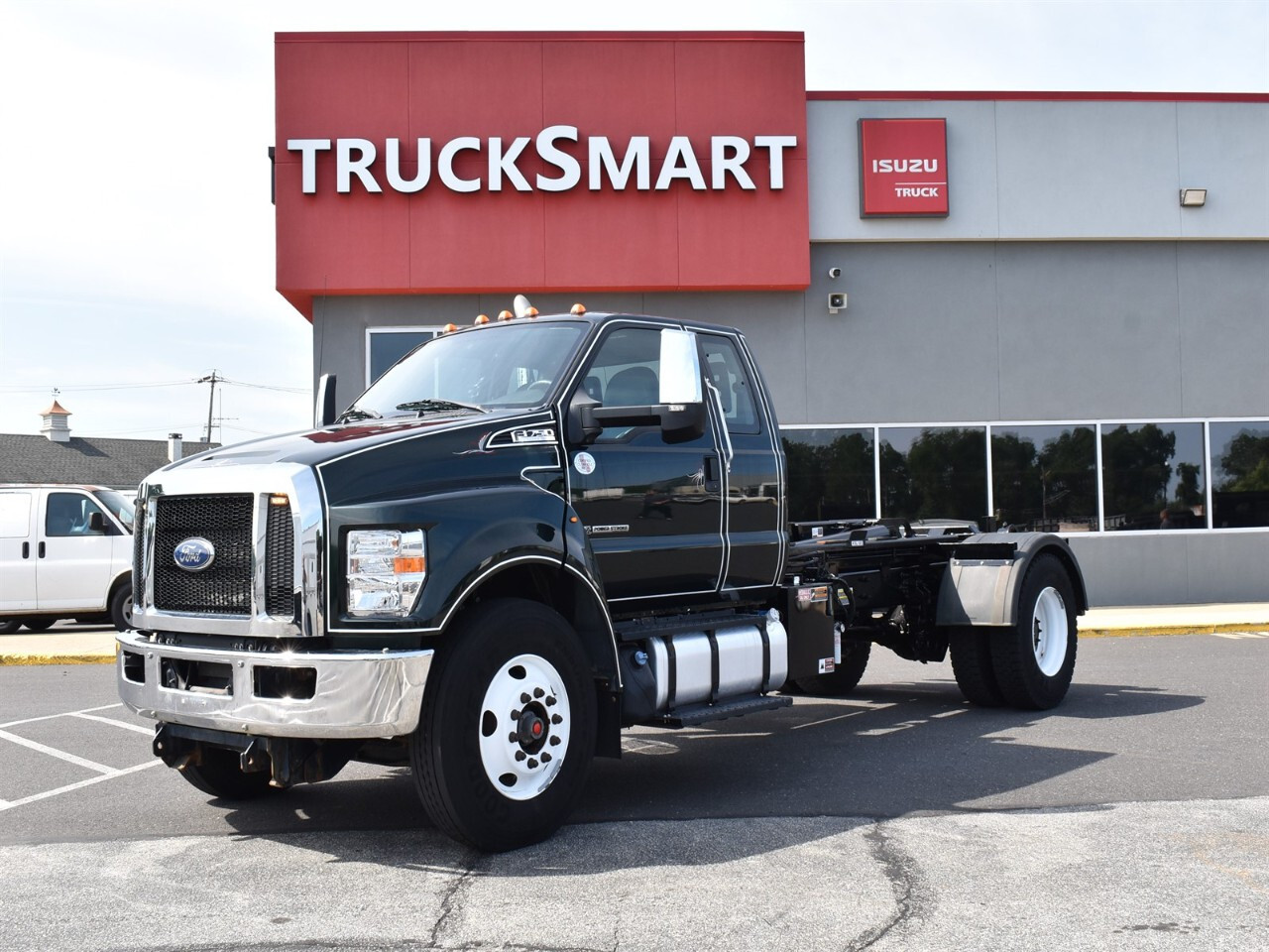 ford roll off dumpster truck for sale
